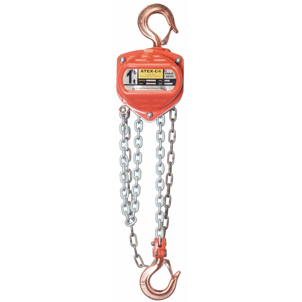 Hackett ATEX WHC4 Chain Hoist with stainless chain « GPS Lifting