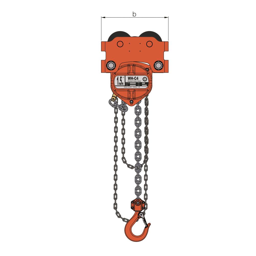 Hackett ATEX C4 Combined Chain Hoist & Geared Trolley Extended « GPS